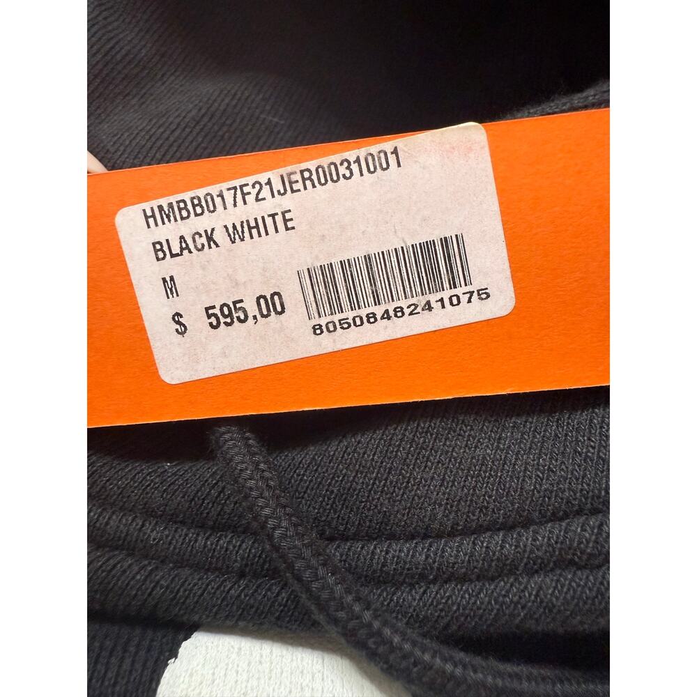 Heron Preston HP Black Spray Globe Hoodie Mens Size M Retail $595 - Picture 9 of 13